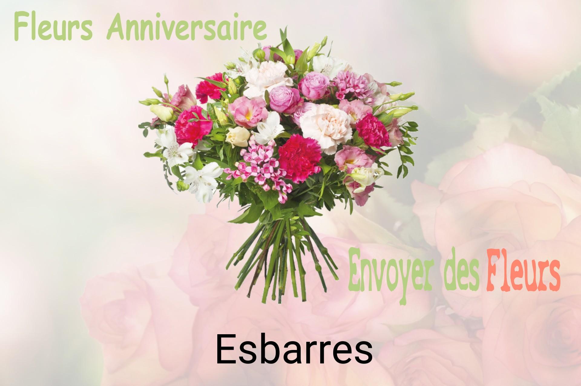 Bouquet de fleurs d’anniversaire livré à Esbarres