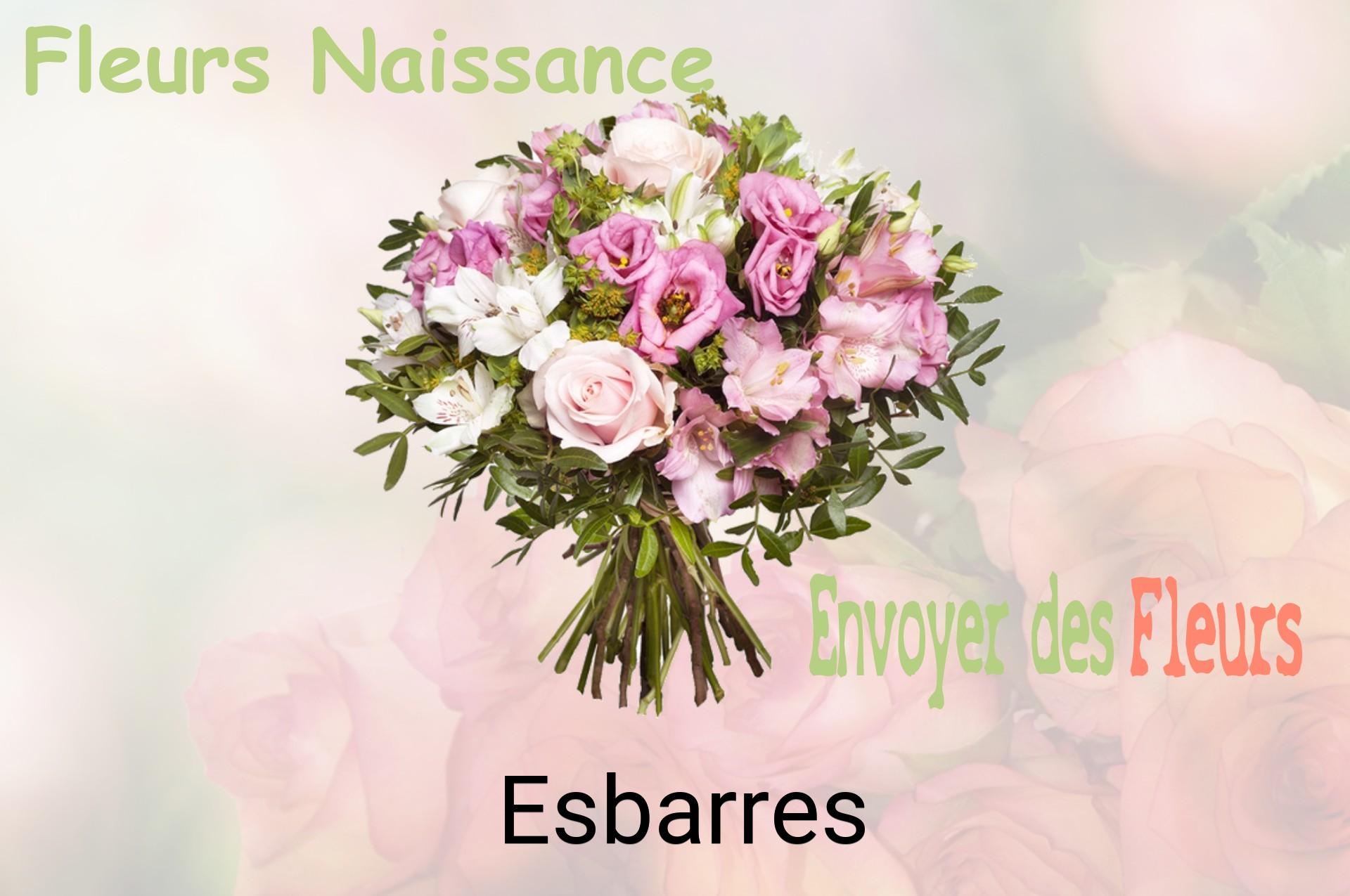 Bouquet de fleurs de naissance livré à Esbarres